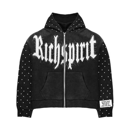 Designer Zip-Up (Black)