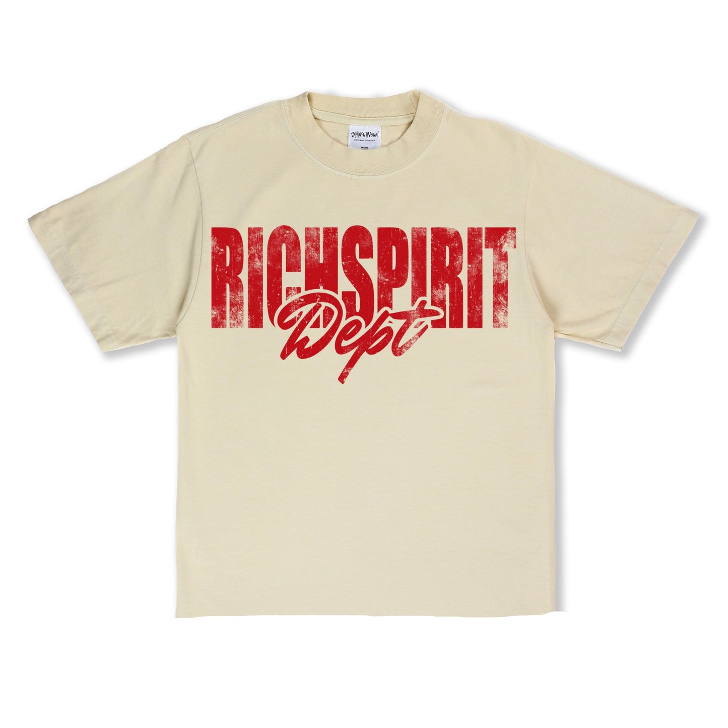 RICHSPIRIT T-SHIRT "CREAM"